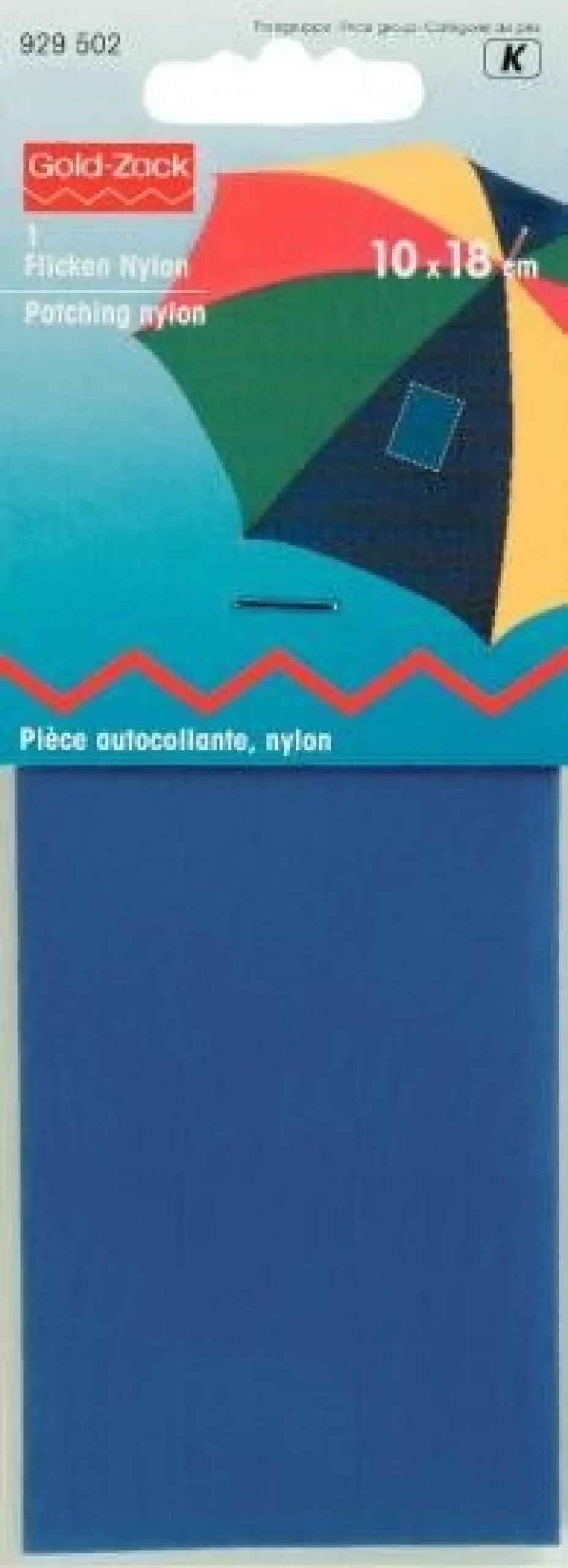 Prym Nylon-Flicken selbstklebend 18 x 10 cm blau