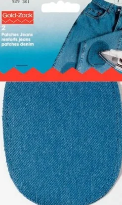 Prym 2 Patches Jeans (zum Aufbügeln) dunkelblau