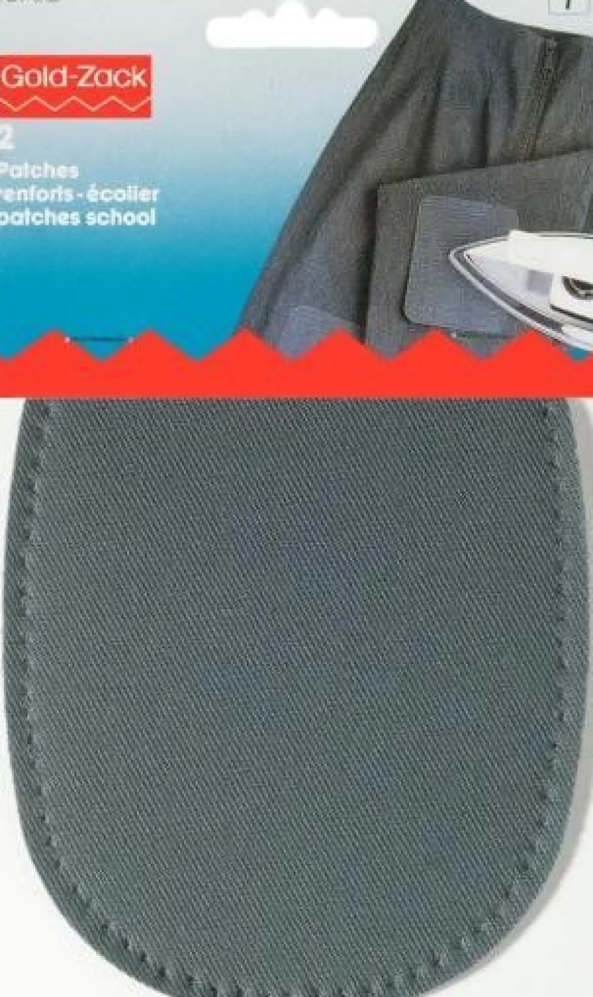 Prym Patches (zum Aufbügeln) grau