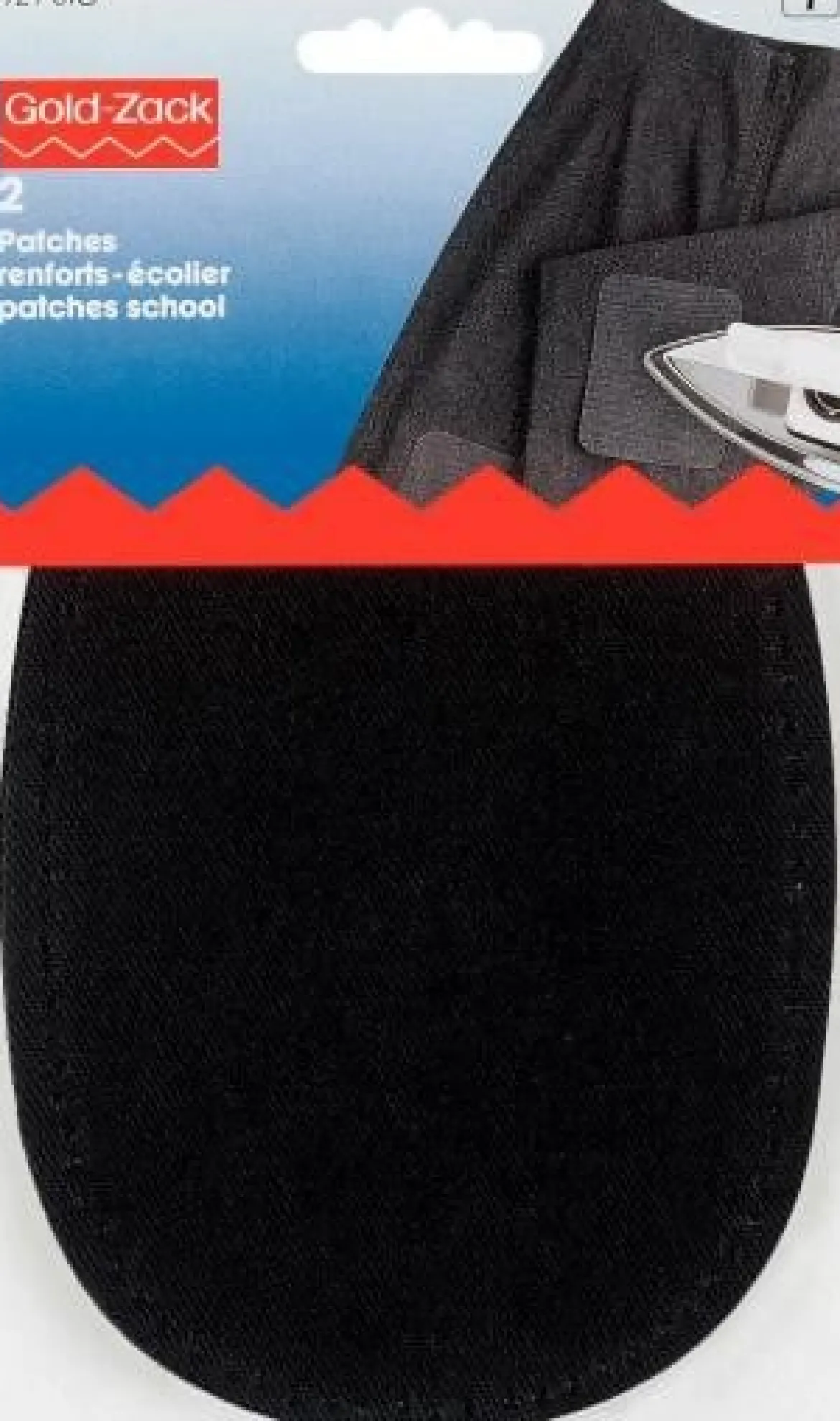 Prym Patches (zum Aufbügeln) schwarz