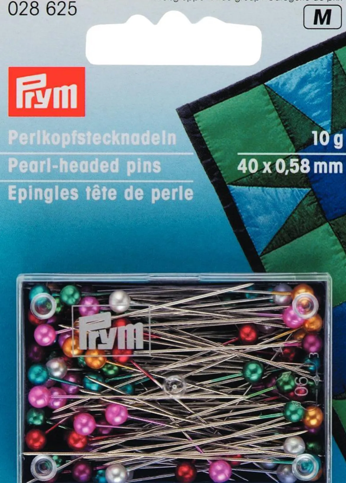 Prym Perlkopf Stecknadeln 40x0,58mm 10g