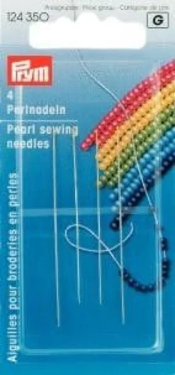 Prym 4 Perlnadeln ST 10/13 silberfarbig 49+55mm