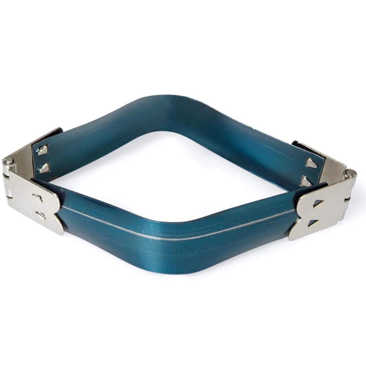 Prym Schnappverschluss blau silber 85mm