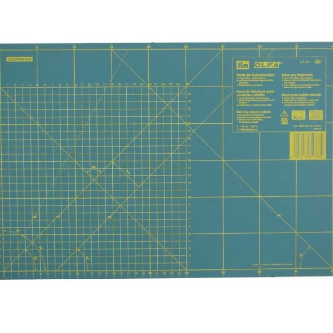 Prym Schneideunterlage Unterlage für Rollschneider cm/inch 45 x 30 cm