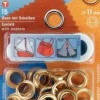 Prym Ösen und Scheiben MS goldfarbig 11,0 mm