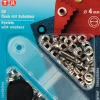 Prym Ösen und Scheiben MS silberfarbig nickelfrei 4,0 mm