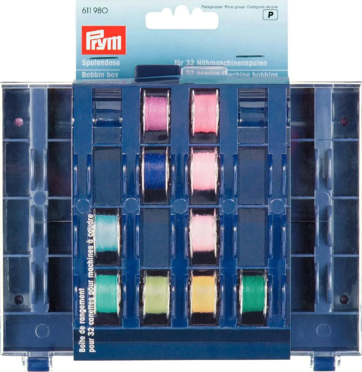 Prym Spulendose für 32 Spulen