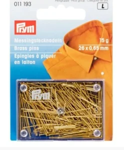 Prym Stecknadeln MS 103 messing 0,65 x 26 mm