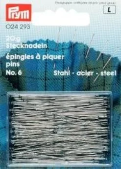 Prym Stecknadeln ST 6 EF silberfarbig 0,60 x 30 mm