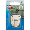 Prym Steckschloss Metall 26mm silberfarbig
