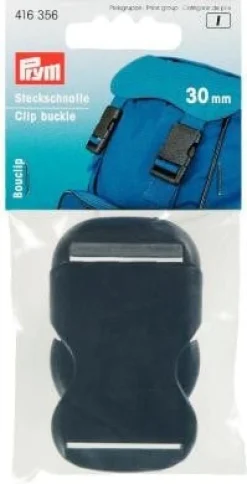 Prym Steckschnalle Schnalle schwarz 30 mm