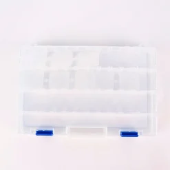 Prym Stick Box leer Kunststoff transparent 28x18x4,5cm