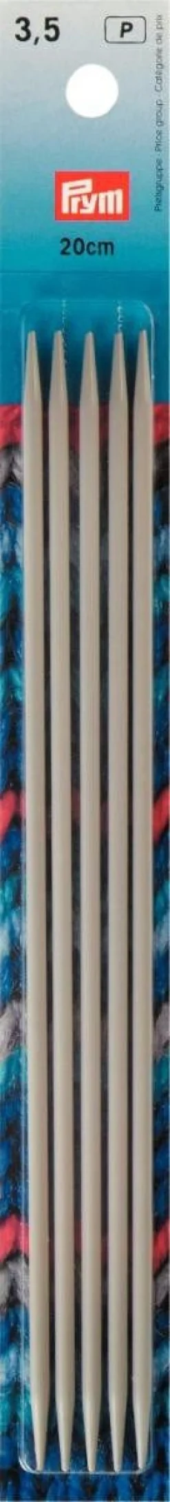 Prym Stricknadeln ALU 4 Stück grau Länge: 20cm Ø3,5mm