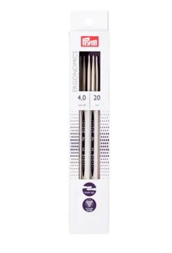 Prym Strumpf Stricknadeln Ergonomics 5 Stück Länge: 20cm Ø: 4mm