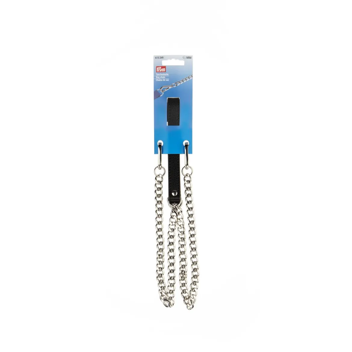 Prym Taschenkette Taylor schwarz/silberfabig 109,5cm