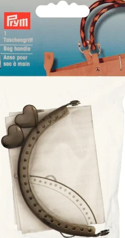 Prym Taschenverschluss Linda mit Herzen 8x5cm