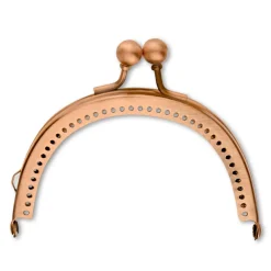 Prym Taschenverschluss Olivia Metall kupferfarbig 8,5x7cm