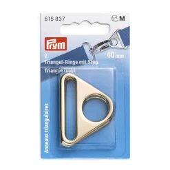 Prym Triangel-Ringe mit Steg new gold 40mm