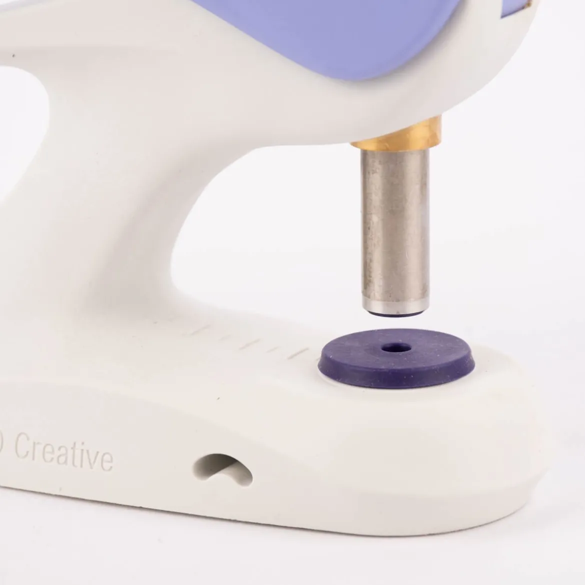 Prym VARIO Creative ® Tool ergonomics für nähfreie Knöpfe Verschlüsse und mehr weiß violett 24x19,5x7,6cm