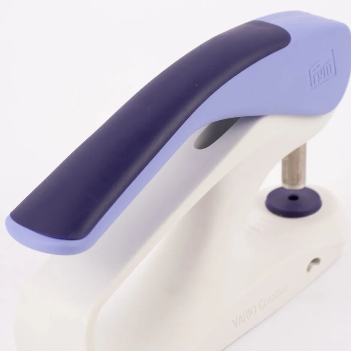 Prym VARIO Creative ® Tool ergonomics für nähfreie Knöpfe Verschlüsse und mehr weiß violett 24x19,5x7,6cm