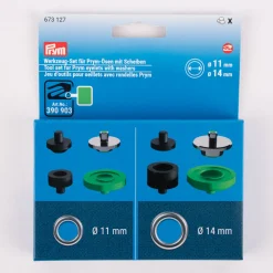 Prym Werkzeugset für Ösen mit Scheiben in 11 und 14 mm Ø für VARIO Creative ® Tool