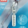 Prym Zipper silber mit Glitzersteinen Lägen: 4,5cm