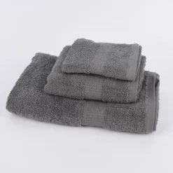 Qualitätsfrottee Handtuch 100% Baumwolle 500g/qm grau