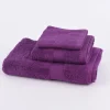 Qualitätsfrottee Handtuch 100% Baumwolle 500g/qm lila