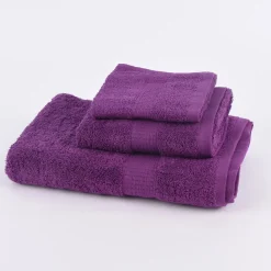 Qualitätsfrottee Handtuch 100% Baumwolle 500g/qm lila