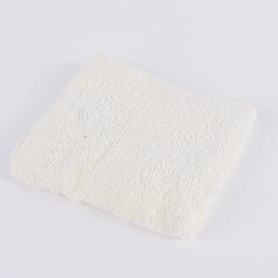 Qualitätsfrottee Handtuch 100% Baumwolle 500g/qm cremeweiß