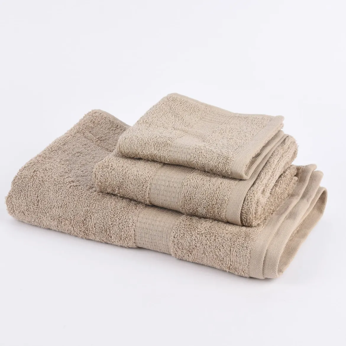 Qualitätsfrottee Handtuch 100% Baumwolle 500g/qm sandfarben