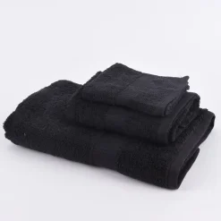 Qualitätsfrottee Handtuch 100% Baumwolle 500g/qm schwarz