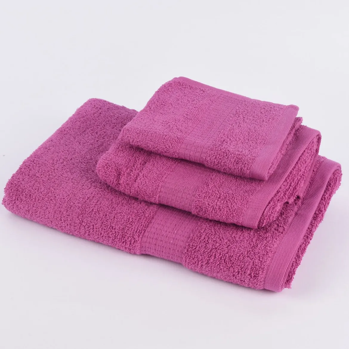 Qualitätsfrottee Handtuch 100% Baumwolle 500g/qm pink