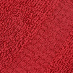 Qualitätsfrottee Handtuch 100% Baumwolle 500g/qm rot