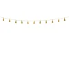 Quastengirlande gold Länge: 190cm