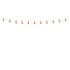 Quastengirlande gold Länge: 190cm
