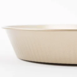 Quiche Backform rund aus Metall goldfarbig 27,7x5cm