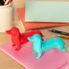 Radiergummi Dackel XXL Sausage Dog türkis 14x3,8x8cm