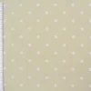 Rasch Bambino Dekostoff Baumwollstoff Gardinenstoff Meterware Punkte beige 150cm