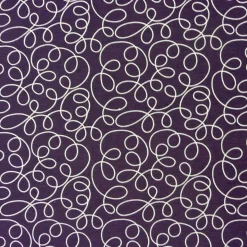 Rasch Dekostoff Gardinenstoff Stickerei Meterware Fly Way aubergine 140cm