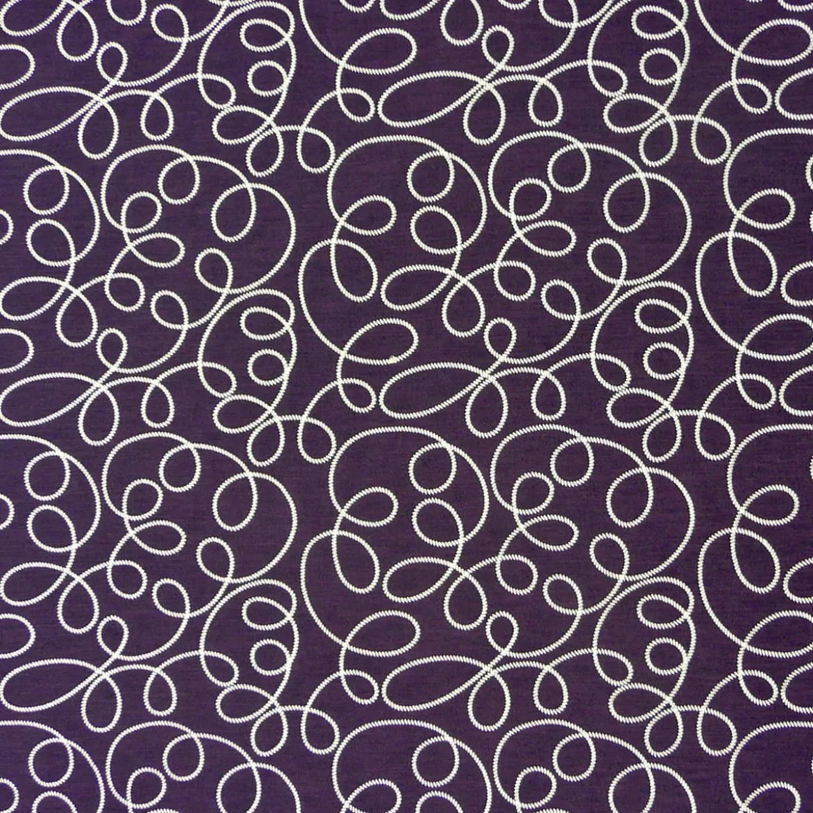 Rasch Dekostoff Gardinenstoff Stickerei Meterware Fly Way aubergine 140cm