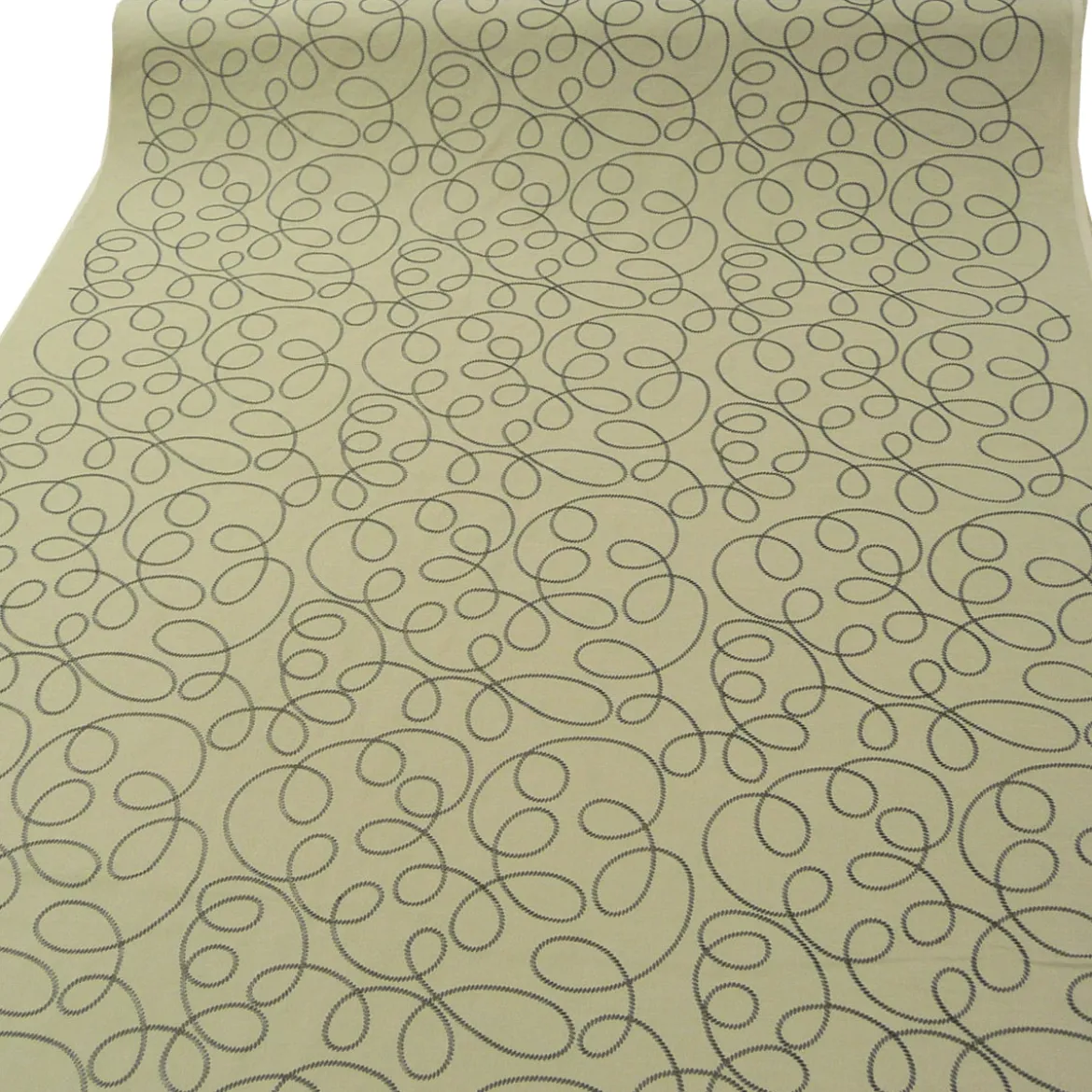 Rasch Dekostoff Gardinenstoff Stickerei Meterware Fly Way beige 140cm