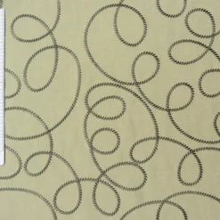 Rasch Dekostoff Gardinenstoff Stickerei Meterware Fly Way beige 140cm