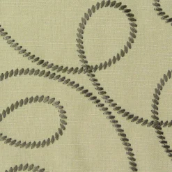 Rasch Dekostoff Gardinenstoff Stickerei Meterware Fly Way beige 140cm