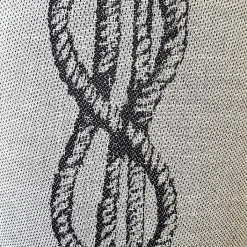 Rasch Dekostoff Vorhangstoff Wendestoff raumhoch Sailor´s Stripe grau 308cm