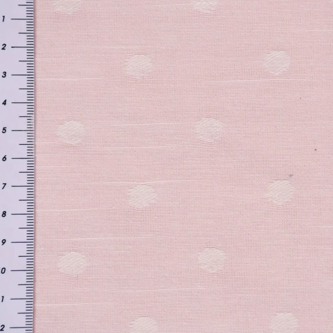 Rasch Textil Dekostoff Baumwollstoff Leinenoptik Bambino Fun Punkte rosa 1,40m Breite