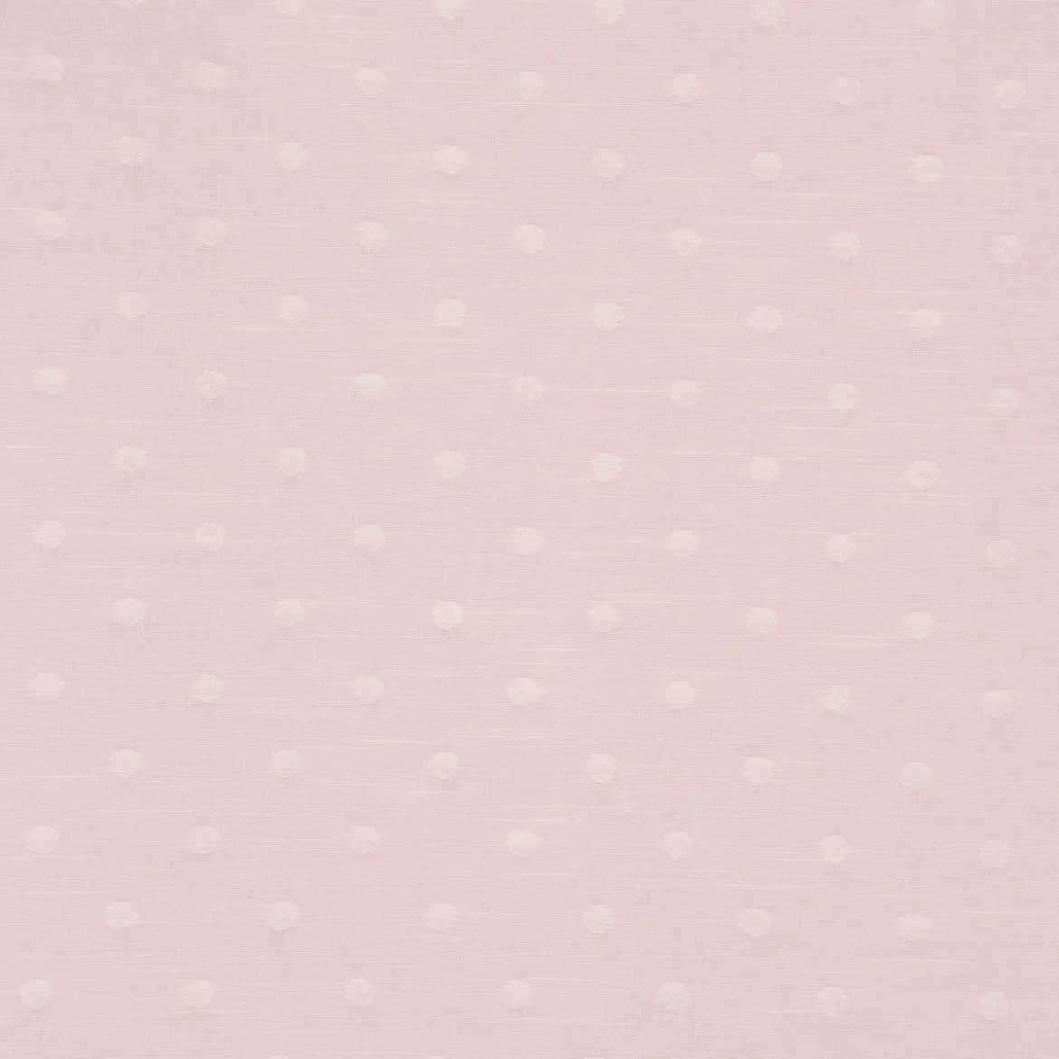 Rasch Textil Dekostoff Baumwollstoff Leinenoptik Bambino Fun Punkte rosa 1,40m Breite
