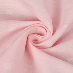 Rasch Textil Dekostoff Baumwollstoff Leinenoptik Bambino Fun Punkte rosa 1,40m Breite