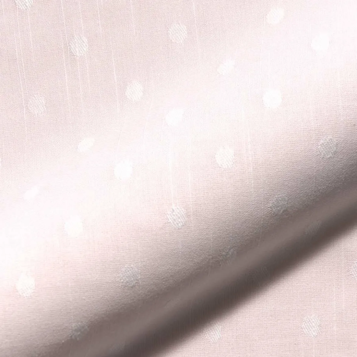 Rasch Textil Dekostoff Baumwollstoff Leinenoptik Bambino Fun Punkte rosa 1,40m Breite