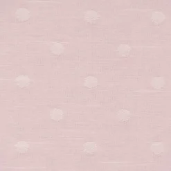 Rasch Textil Dekostoff Baumwollstoff Leinenoptik Bambino Fun Punkte rosa 1,40m Breite